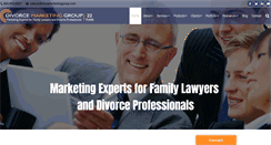 Desktop Screenshot of divorcemarketinggroup.com